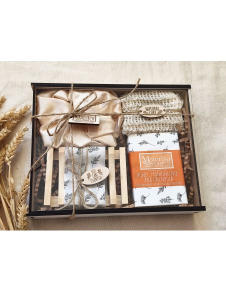 Gift box with natural soap - Relax