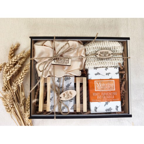 Gift box with natural soap - Relax