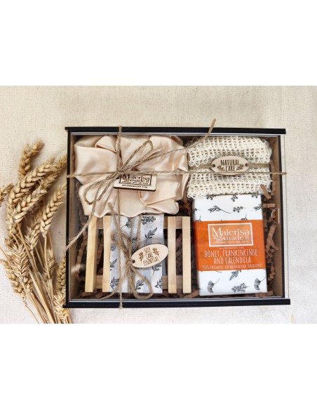 Gift box with natural soap - Relax