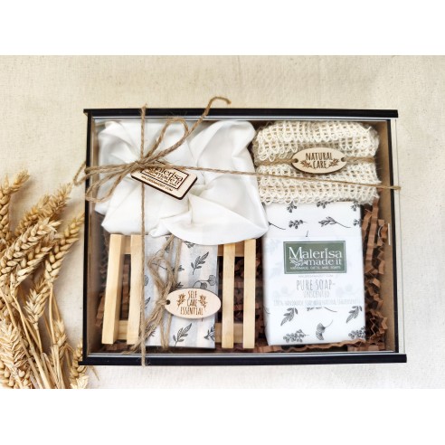Gift box with natural soap - Relax