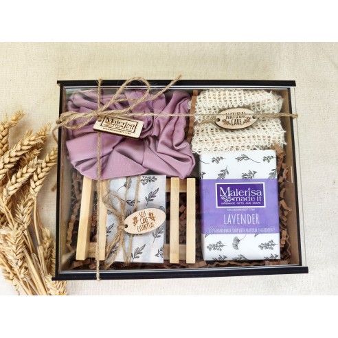 Gift box with natural soap - Relax
