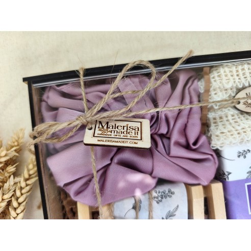 Gift box with natural soap - Relax