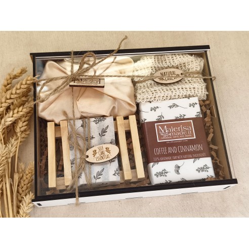 Gift box with natural soap - Relax
