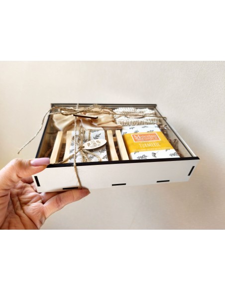 Gift box with natural soap - Relax