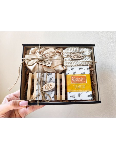 Gift box with natural soap - Relax