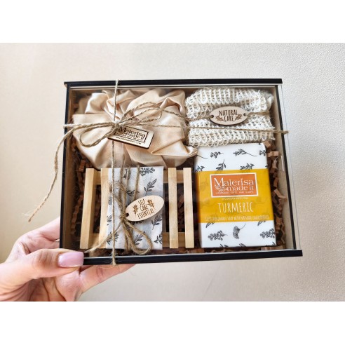 Gift box with natural soap - Relax