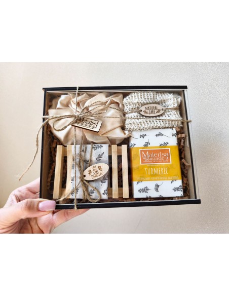 Gift box with natural soap - Relax