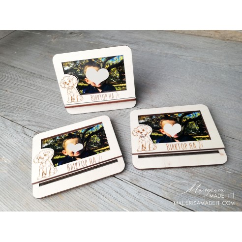 Mini photo frame - gift for guests