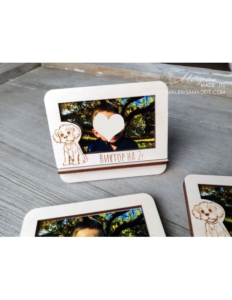 Mini photo frame - gift for guests