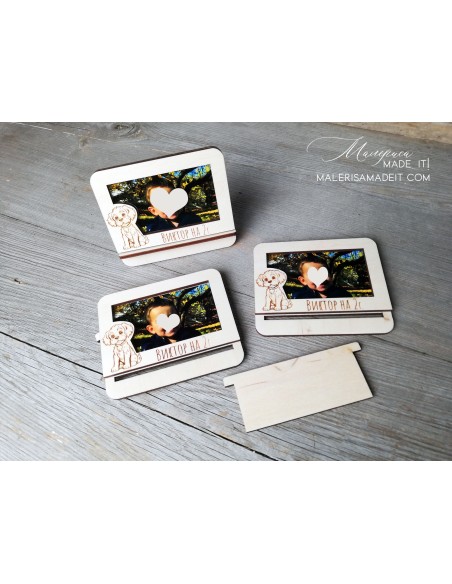 Mini photo frame - gift for guests