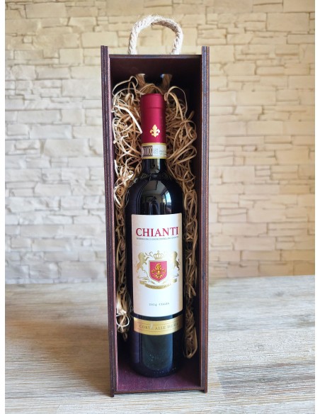 Personalized wooden wine or champagne box | Wedding and best man gift