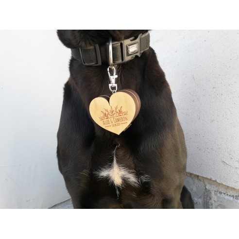 Dog Ring Box | Wooden Personalized Wedding Box
