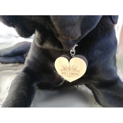 Dog Ring Box | Wooden Personalized Wedding Box