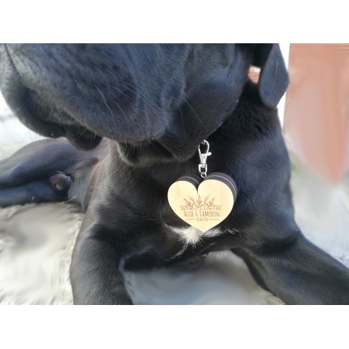 Dog Ring Box | Wooden Personalized Wedding Box