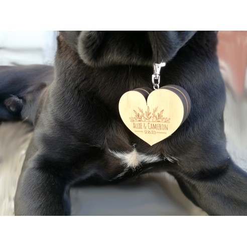 Dog Ring Box | Wooden Personalized Wedding Box