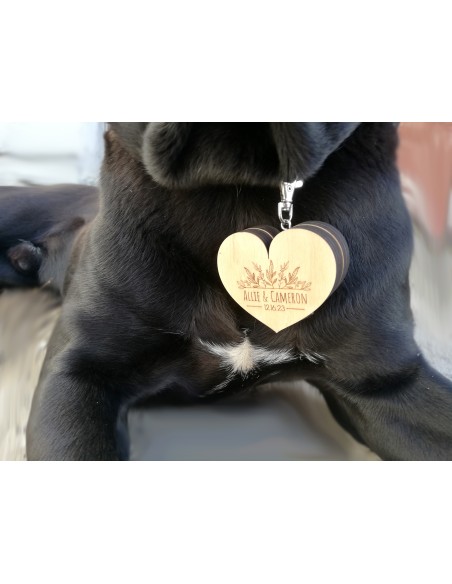 Dog Ring Box | Wooden Personalized Wedding Box