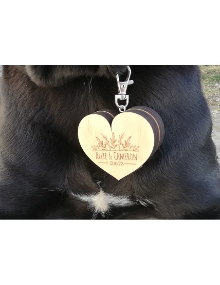 Dog Ring Box | Wooden Personalized Wedding Box