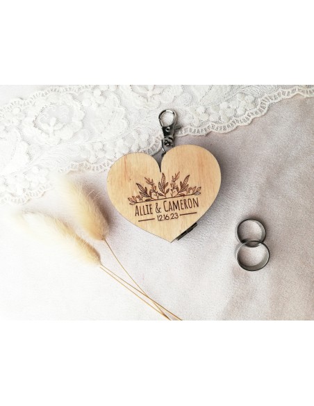 Dog Ring Box | Wooden Personalized Wedding Box