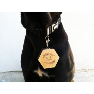Wooden dog ring box