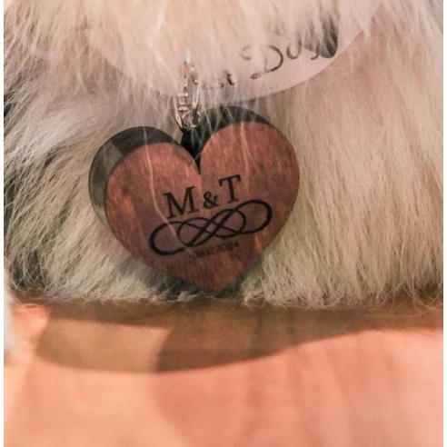 Dog Ring Box | Wooden Personalized Wedding Box