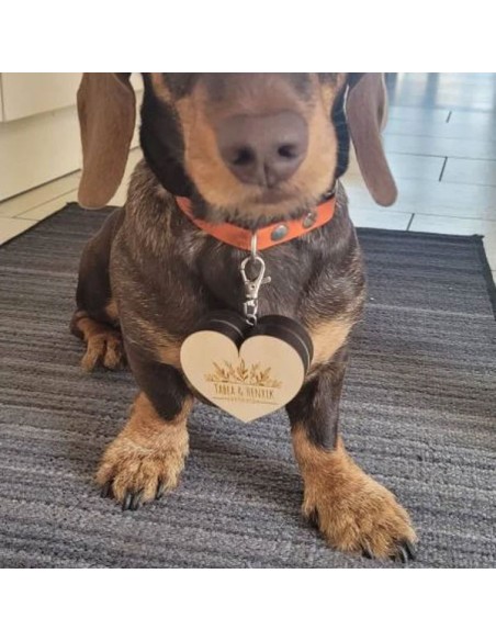 Dog Ring Box | Wooden Personalized Wedding Box