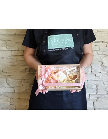 Bridesmaid box with name | Personalized gift box with accessories