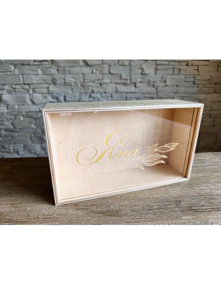Bridesmaid box with name | Personalized gift box with accessories