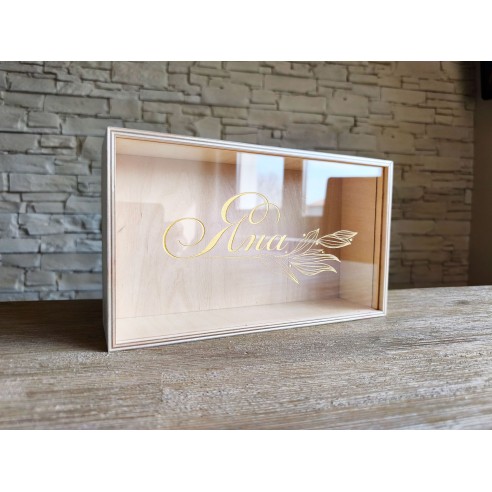 Bridesmaid box with name | Personalized gift box with accessories