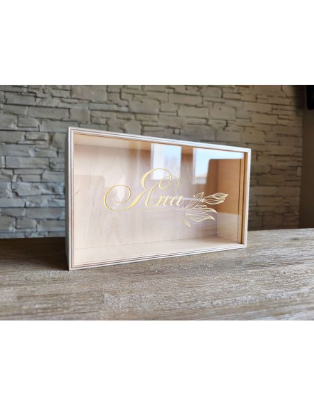 Bridesmaid box with name | Personalized gift box with accessories