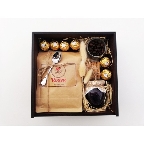 Corporate box 23x23x8 cm with logo – gift box for companies | Malerisa Made It