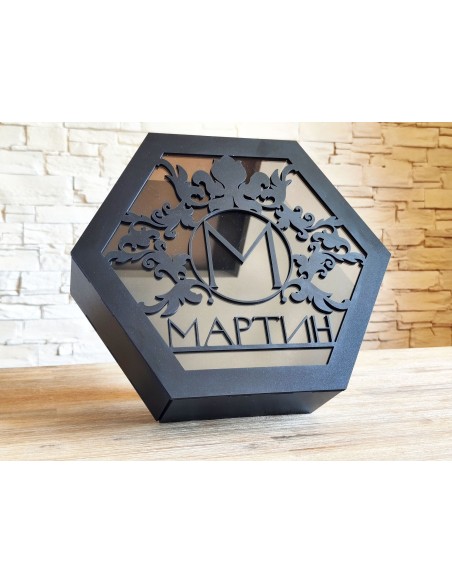 Elegant hexagonal gift box | Personalized gift box