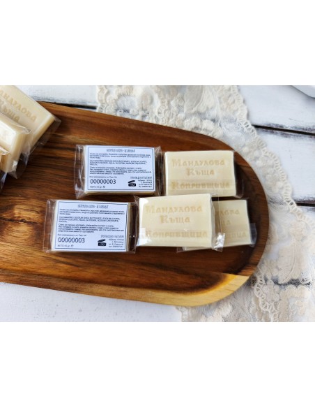 Mini natural soaps 15 g with logo | Hotel soaps without fragrance
