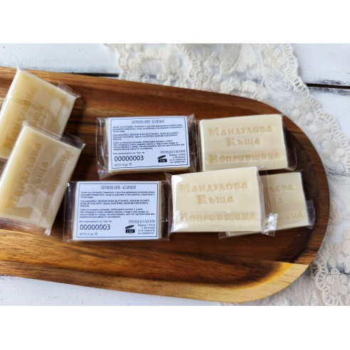 Mini natural soaps 15 g with logo | Hotel soaps without fragrance