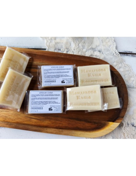 Mini natural soaps 15 g with logo | Hotel soaps without fragrance