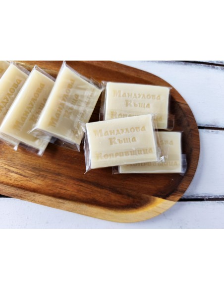 Mini natural soaps 15 g with logo | Hotel soaps without fragrance