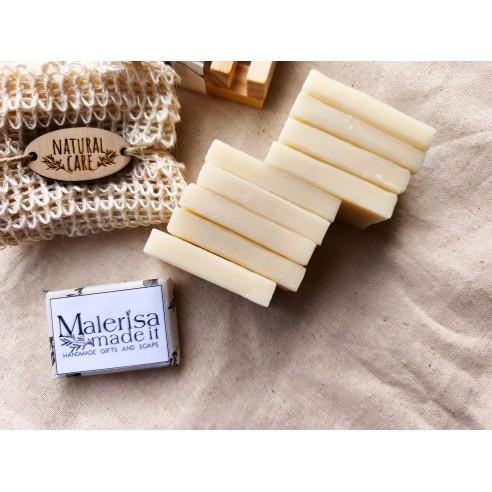 Mini natural soaps 15 g with logo | Hotel soaps without fragrance