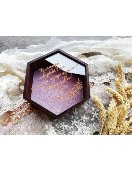 Personalized Belgian Chocolate Box | Best Man and Bridesmaid Invitation or Just a Thank You