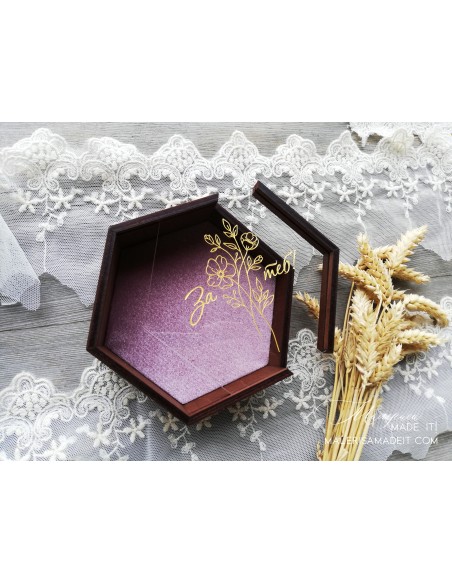 Personalized Belgian Chocolate Box | Best Man and Bridesmaid Invitation or Just a Thank You