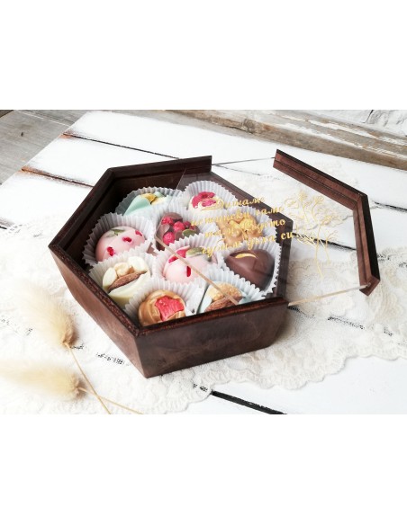 Personalized Belgian Chocolate Box | Best Man and Bridesmaid Invitation or Just a Thank You