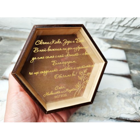 Personalized Belgian Chocolate Box | Best Man and Bridesmaid Invitation or Just a Thank You