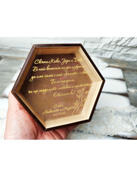 Personalized Belgian Chocolate Box | Best Man and Bridesmaid Invitation or Just a Thank You