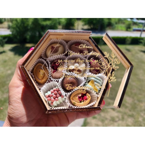 Personalized Belgian Chocolate Box | Best Man and Bridesmaid Invitation or Just a Thank You