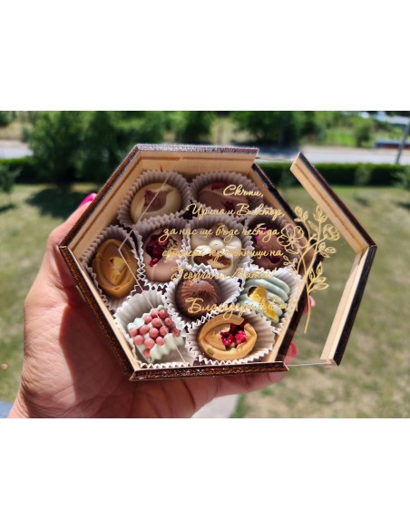 Personalized Belgian Chocolate Box | Best Man and Bridesmaid Invitation or Just a Thank You