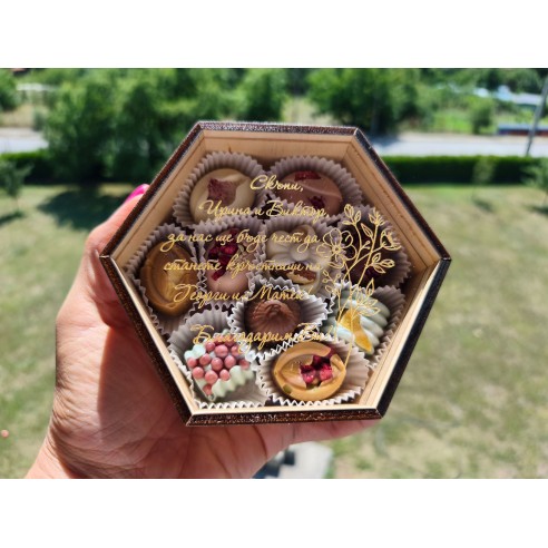 Personalized Belgian Chocolate Box | Best Man and Bridesmaid Invitation or Just a Thank You