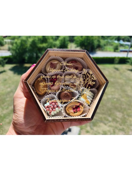 Personalized Belgian Chocolate Box | Best Man and Bridesmaid Invitation or Just a Thank You