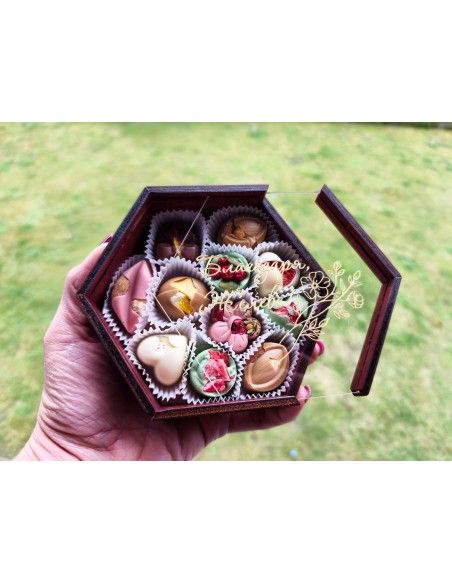 Personalized Belgian Chocolate Box | Best Man and Bridesmaid Invitation or Just a Thank You
