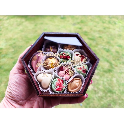 Personalized Belgian Chocolate Box | Best Man and Bridesmaid Invitation or Just a Thank You