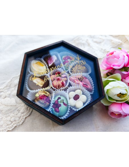Personalized Belgian Chocolate Box | Best Man and Bridesmaid Invitation or Just a Thank You