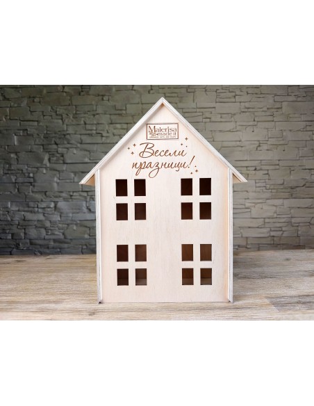 Elegant wooden box with sliding lid for premium gifts
