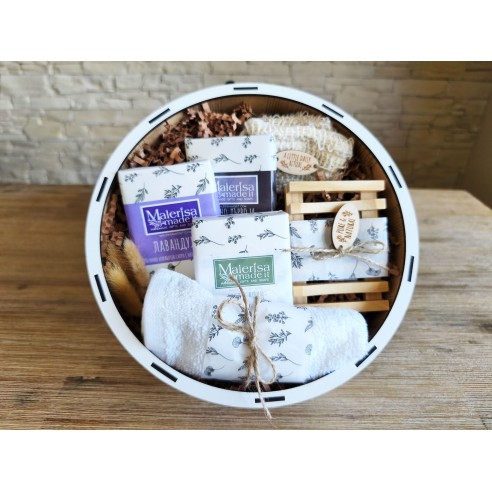 Round gift box SPA set of own production